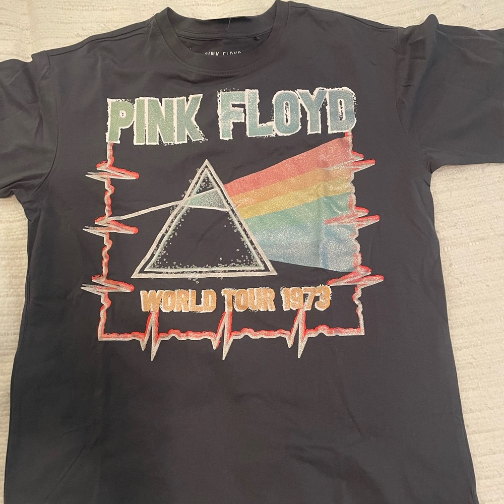 Pink Floyd Gray Cotton Blend Tee